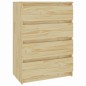 vidaXL Armarios auxiliares 3 unidades madera maciza de pino vidaXL Armarios auxiliares 3 unidades madera maciza de pino