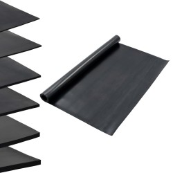 vidaXL Alfombrilla de goma antideslizante lisa 1,2x2 m 3 mm