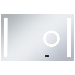 vidaXL Espejo de pared de baño con LED y sensor táctil 100x60 cm