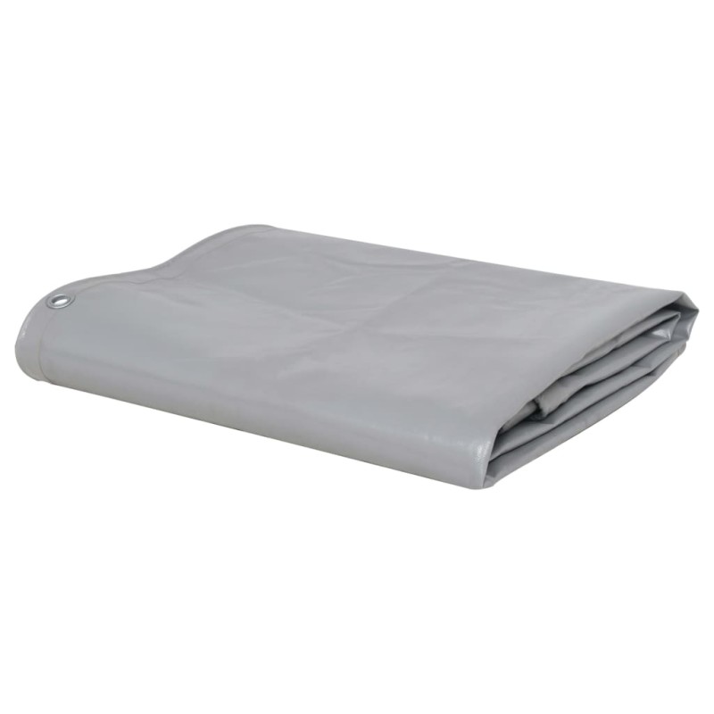 vidaXL Lona 650 g/m² 3,5x5 m gris vidaXL Lona 650 g/m² 3,5x5 m gris