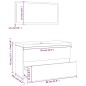 vidaXL Set de muebles de baño madera contrachapada marrón roble vidaXL Set de muebles de baño madera contrachapada marrón roble