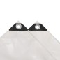 vidaXL Lona 650 g/m² 1,5x10 m blanco vidaXL Lona 650 g/m² 1,5x10 m blanco