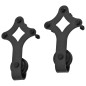 vidaXL Kit de herrajes para puertas correderas SKIEN acero negro 200cm vidaXL Kit de herrajes para puertas correderas SKIEN acero negro 200cm