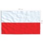 vidaXL Bandera de Polonia 90x150 cm vidaXL Bandera de Polonia 90x150 cm