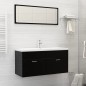 vidaXL Lavabo empotrado con grifo cerámica blanco 101x39x18 cm vidaXL Lavabo empotrado con grifo cerámica blanco 101x39x18 cm