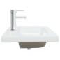 vidaXL Lavabo empotrado con grifo cerámica blanco 101x39x18 cm vidaXL Lavabo empotrado con grifo cerámica blanco 101x39x18 cm