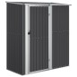 vidaXL Cobertizo jardín acero galvanizado antracita 180,5x97x209,5 cm vidaXL Cobertizo jardín acero galvanizado antracita 180,5x97x209,5 cm
