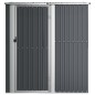 vidaXL Cobertizo jardín acero galvanizado antracita 180,5x97x209,5 cm vidaXL Cobertizo jardín acero galvanizado antracita 180,5x97x209,5 cm
