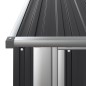 vidaXL Cobertizo jardín acero galvanizado antracita 180,5x97x209,5 cm vidaXL Cobertizo jardín acero galvanizado antracita 180,5x97x209,5 cm