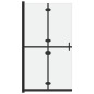 vidaXL Mampara de ducha plegable vidrio ESG esmerilado 100x190 cm vidaXL Mampara de ducha plegable vidrio ESG esmerilado 100x190 cm