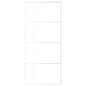 vidaXL Puerta corredera ESG vidrio y aluminio blanca 90x205 cm vidaXL Puerta corredera ESG vidrio y aluminio blanca 90x205 cm