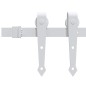 vidaXL Kit herrajes para puertas correderas de 200 cm de acero blanco vidaXL Kit herrajes para puertas correderas de 200 cm de acero blanco