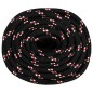 vidaXL Cuerda de barco polipropileno negra 20 mm 100 m vidaXL Cuerda de barco polipropileno negra 20 mm 100 m