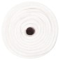 vidaXL Cuerda de barco polipropileno blanco intenso 14 mm 25 m