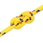 vidaXL Cuerda de barco polipropileno amarillo 8 mm 250 m
