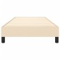 vidaXL Estructura de cama box spring tela color crema 90x200 cm vidaXL Estructura de cama box spring tela color crema 90x200 cm