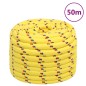 vidaXL Cuerda de barco polipropileno amarillo 20 mm 50 m vidaXL Cuerda de barco polipropileno amarillo 20 mm 50 m
