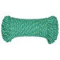vidaXL Cuerda de barco polipropileno verde 4 mm 50 m vidaXL Cuerda de barco polipropileno verde 4 mm 50 m