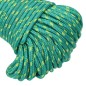 vidaXL Cuerda de barco polipropileno verde 4 mm 50 m vidaXL Cuerda de barco polipropileno verde 4 mm 50 m