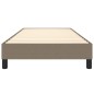 vidaXL Estructura de cama box spring tela gris taupe 90x190 cm vidaXL Estructura de cama box spring tela gris taupe 90x190 cm
