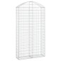 vidaXL Cesta gaviones forma arco hierro galvanizado 100x30x180/200 cm vidaXL Cesta gaviones forma arco hierro galvanizado 100x30x180/200 cm