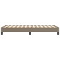 vidaXL Estructura de cama box spring tela gris taupe 90x190 cm vidaXL Estructura de cama box spring tela gris taupe 90x190 cm