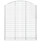 vidaXL Cesta gaviones forma arco hierro galvanizado 150x30x160/180 cm vidaXL Cesta gaviones forma arco hierro galvanizado 150x30x160/180 cm