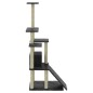 vidaXL Rascador para gatos con postes de sisal gris oscuro 155 cm vidaXL Rascador para gatos con postes de sisal gris oscuro 155 cm