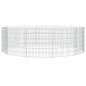 vidaXL Jaula para conejos 12 paneles hierro galvanizado 54x60 cm vidaXL Jaula para conejos 12 paneles hierro galvanizado 54x60 cm