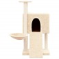 vidaXL Rascador para gatos con postes de sisal crema 96 cm vidaXL Rascador para gatos con postes de sisal crema 96 cm