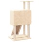 vidaXL Rascador para gatos con postes de sisal crema 96 cm vidaXL Rascador para gatos con postes de sisal crema 96 cm