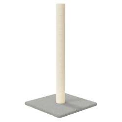 vidaXL Poste rascador para gatos gris claro 35x35x70 cm
