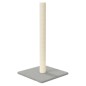 vidaXL Poste rascador para gatos gris claro 35x35x70 cm vidaXL Poste rascador para gatos gris claro 35x35x70 cm
