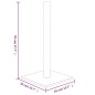 vidaXL Poste rascador para gatos gris claro 35x35x70 cm vidaXL Poste rascador para gatos gris claro 35x35x70 cm