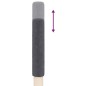vidaXL Árbol rascador gatos suelo a techo gris oscuro 268,5-294,5 cm