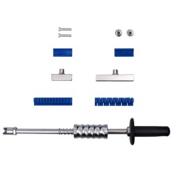 vidaXL Set de martillo de inercia 7 piezas acero al carbono