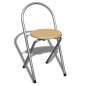 vidaXL Juego de muebles de barra de cocina plegable con 2 sillas vidaXL Juego de muebles de barra de cocina plegable con 2 sillas