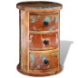vidaXL Armario pequeño con 3 cajones madera maciza 