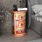 vidaXL Armario pequeño con 3 cajones madera maciza 