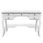 vidaXL Escritorio francés de madera con patas curvadas y 5 cajones vidaXL Escritorio francés de madera con patas curvadas y 5 cajones