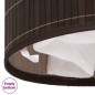 vidaXL Cesto de la ropa de bambú ovalado marrón oscuro vidaXL Cesto de la ropa de bambú ovalado marrón oscuro
