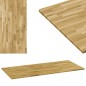 vidaXL Tablero de mesa rectangular madera maciza roble 23 mm 140x60 cm vidaXL Tablero de mesa rectangular madera maciza roble 23 mm 140x60 cm