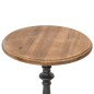 vidaXL Mesa auxiliar de madera de abeto maciza marrón 40x64 cm vidaXL Mesa auxiliar de madera de abeto maciza marrón 40x64 cm