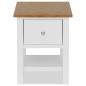 vidaXL Mesita de noche de madera de roble maciza 36x30x47 cm 