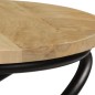 vidaXL Mesa auxiliar de madera maciza de mango 40x50 cm vidaXL Mesa auxiliar de madera maciza de mango 40x50 cm