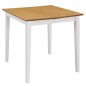 vidaXL Mesa de comedor extensible blanca (80-120)x80x74 cm MDF vidaXL Mesa de comedor extensible blanca (80-120)x80x74 cm MDF