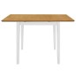 vidaXL Mesa de comedor extensible blanca (80-120)x80x74 cm MDF vidaXL Mesa de comedor extensible blanca (80-120)x80x74 cm MDF