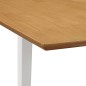 vidaXL Mesa de comedor extensible blanca (80-120)x80x74 cm MDF vidaXL Mesa de comedor extensible blanca (80-120)x80x74 cm MDF
