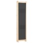 vidaXL Biombo divisor de 4 paneles de tela gris 160x170x4 cm vidaXL Biombo divisor de 4 paneles de tela gris 160x170x4 cm
