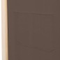 vidaXL Biombo divisor de 5 paneles de tela marrón 200x170x4 cm vidaXL Biombo divisor de 5 paneles de tela marrón 200x170x4 cm